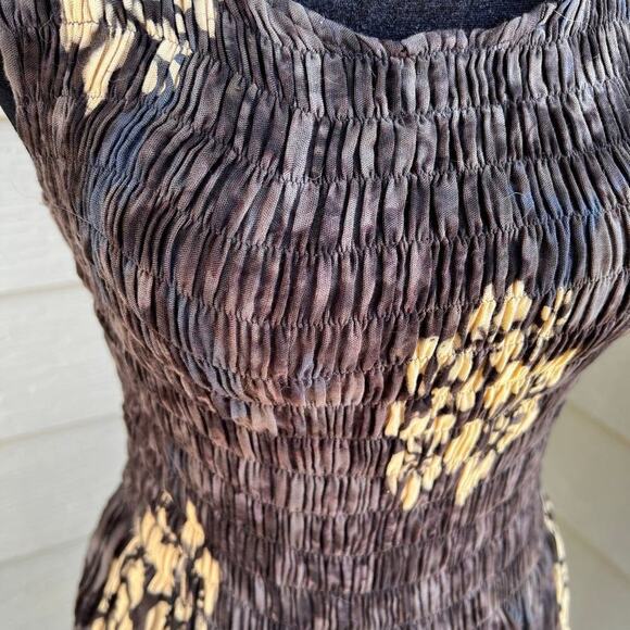 J & J Fashion Tank top style elastic top dress, one size, batik type design - Picture 5 of 9